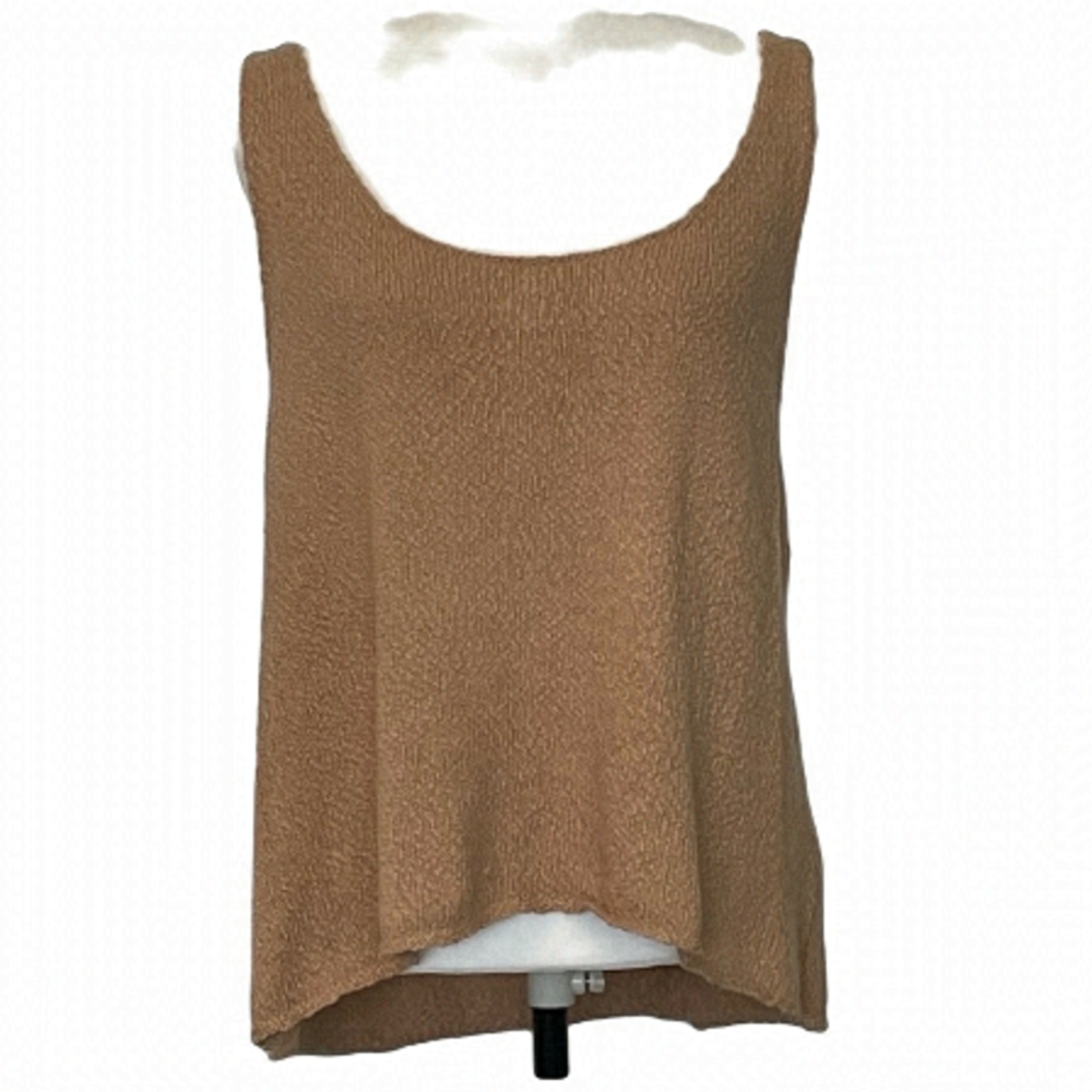 Cotton Blend Knit Tank Top